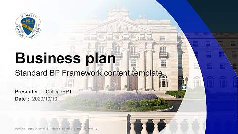 St. Mary’s Seminary and University Competition/Entrepreneurship Contest PPT Template
