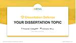 Siena College Graduation Thesis Defense PPT Template