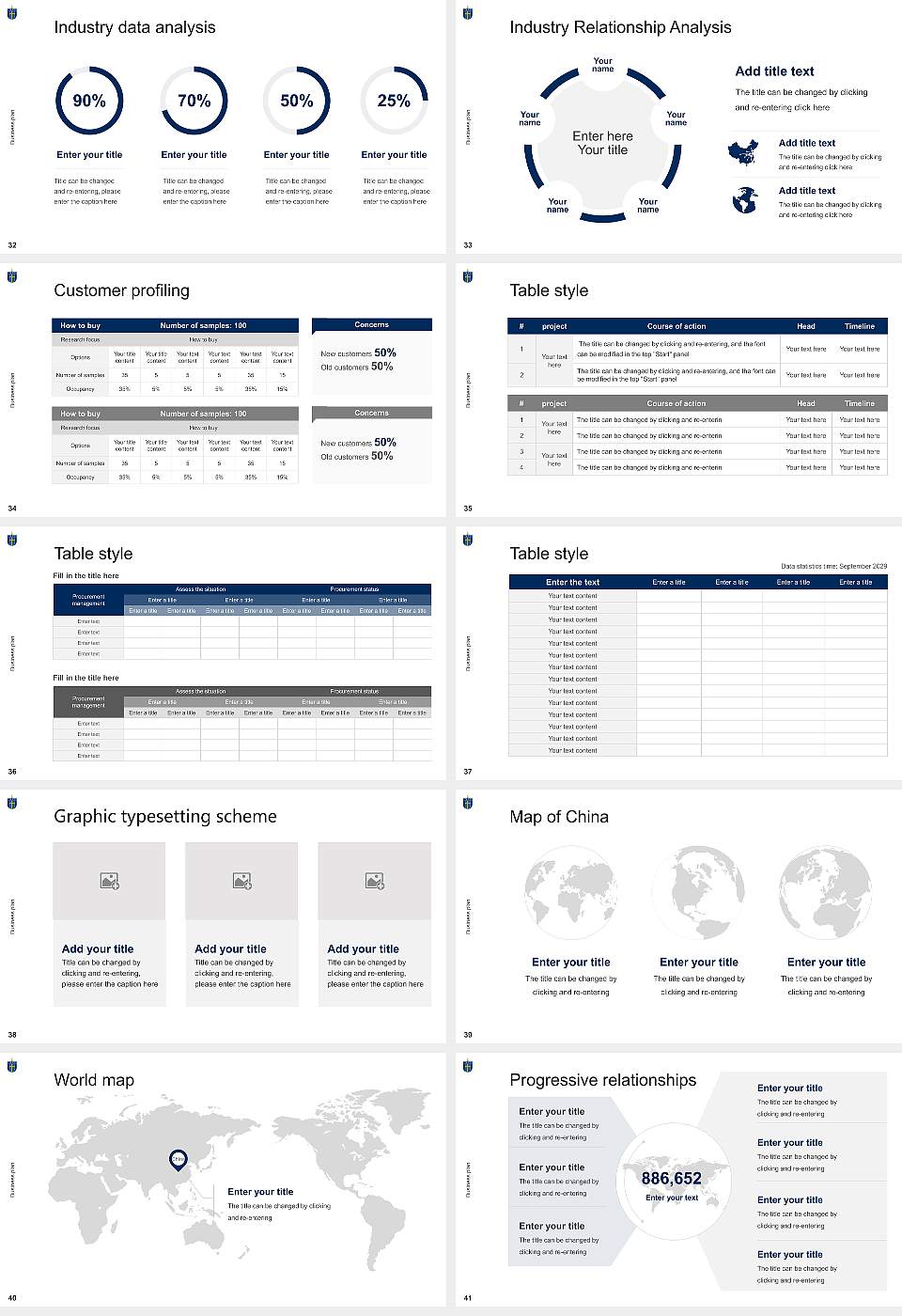 Shorter University Competition/Entrepreneurship Contest PPT Template16:9 ratio PPT effect preview image5