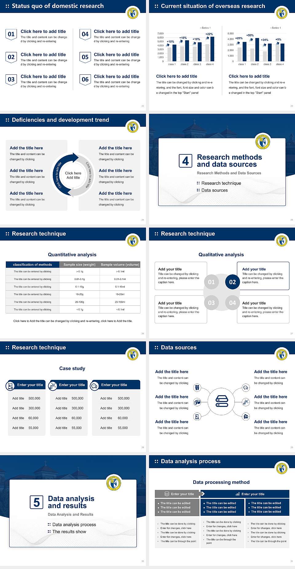 Siena Heights University Graduation Thesis Defense PPT Template4:3 ratio PPT effect preview image4