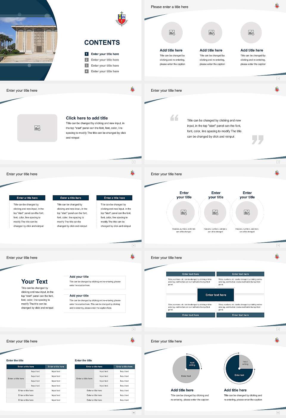 St. Vincent de Paul Regional Seminary Course/Courseware Creation PPT Template16:9 ratio PPT effect preview image2