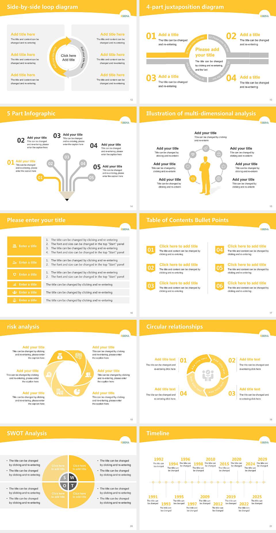 Siena College Academic Presentation/Research Findings Report PPT Template4:3 ratio PPT effect preview image3