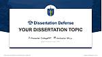 Shorter University Graduation Thesis Defense PPT Template