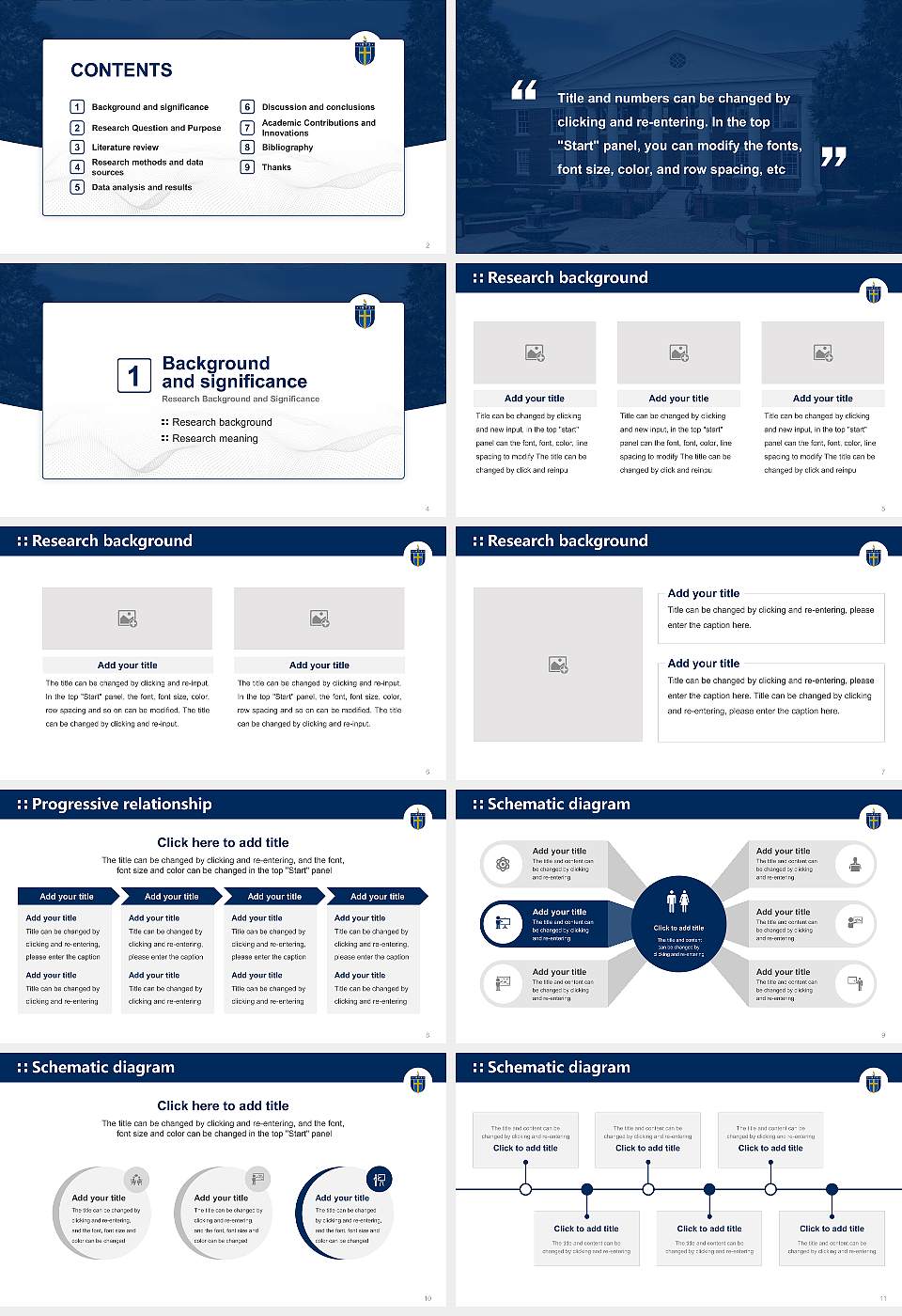 Shorter University Graduation Thesis Defense PPT Template16:9 ratio PPT effect preview image2