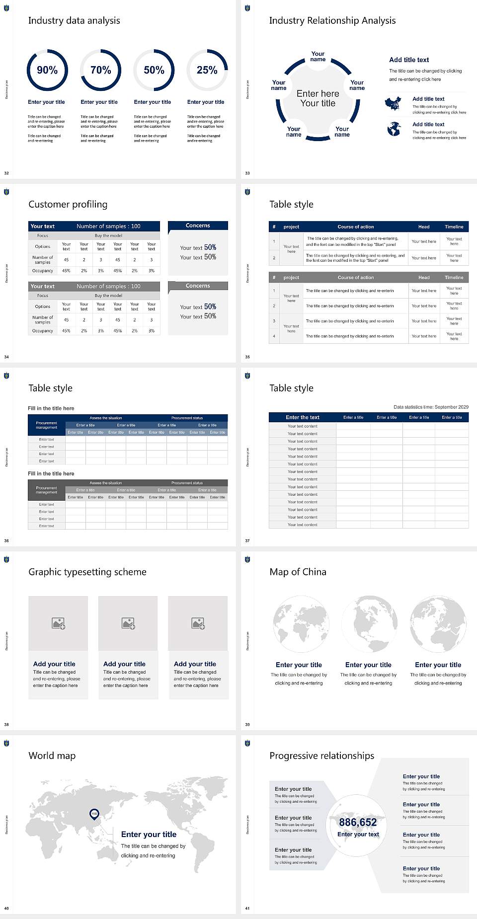 Shorter University Competition/Entrepreneurship Contest PPT Template4:3 ratio PPT effect preview image5