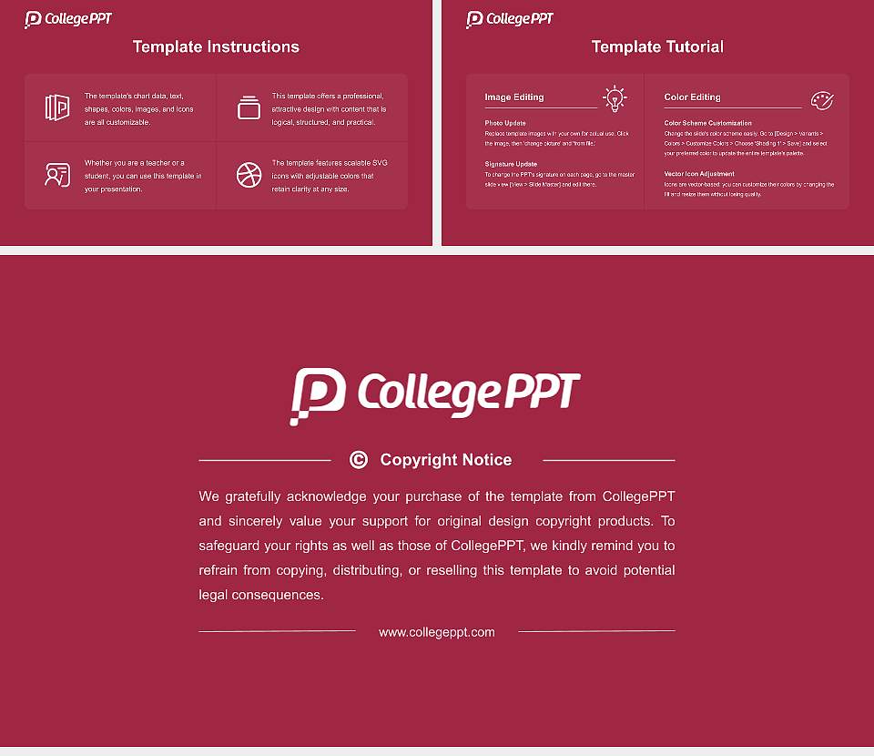 Sherman College of Chiropractic Academic Presentation/Research Findings Report PPT Template16:9 ratio PPT effect preview image5