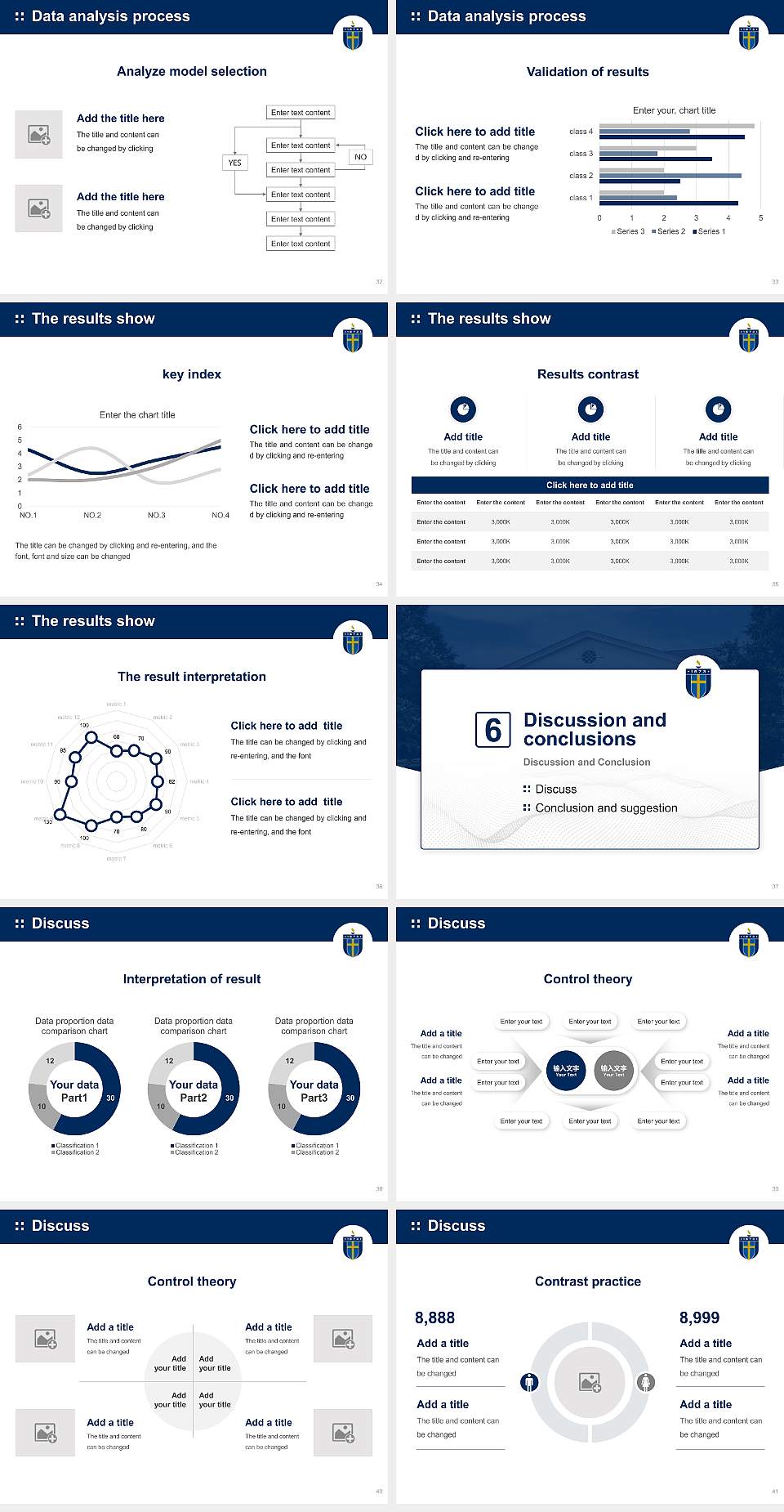 Shorter University Graduation Thesis Defense PPT Template4:3 ratio PPT effect preview image5