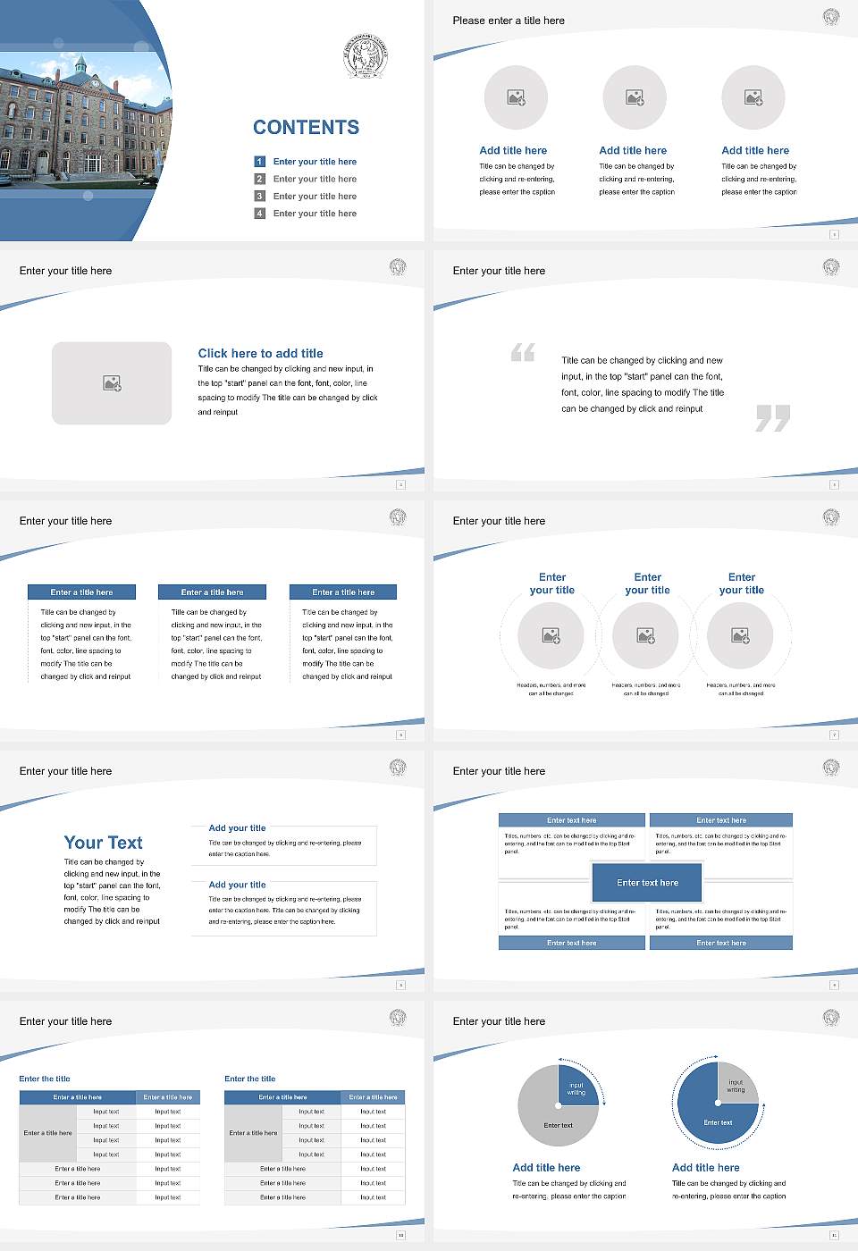 St. John’s Seminary Course/Courseware Creation PPT Template16:9 ratio PPT effect preview image2