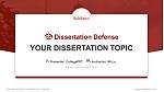Salisbury University थीसिस रक्षा PPT टेम्पलेट