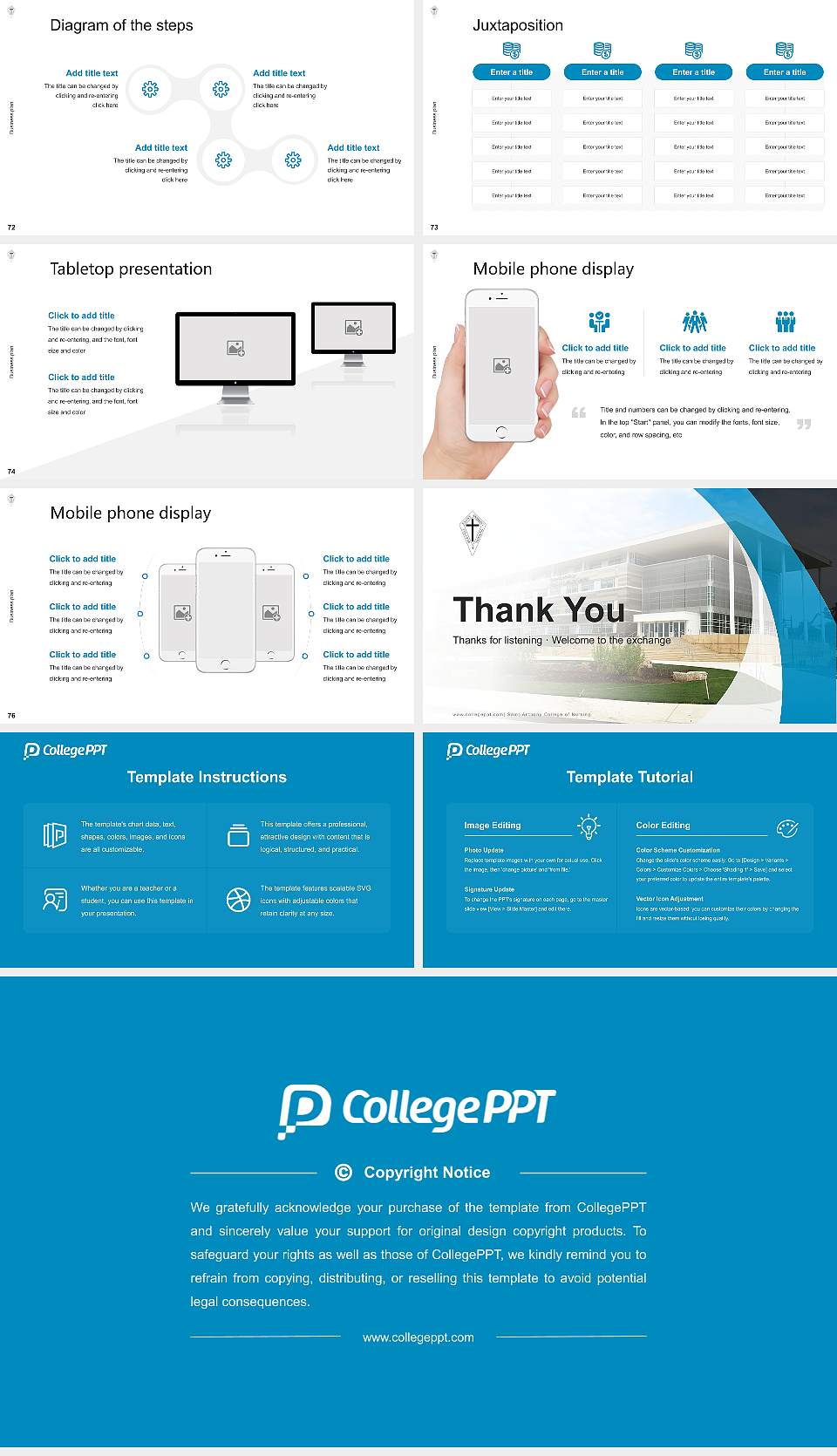 Saint Anthony College of Nursing Competition/Entrepreneurship Contest PPT Template16:9 ratio PPT effect preview image9