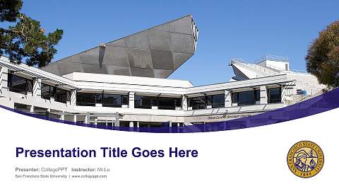 San Francisco State University Course/Courseware Creation PPT Template