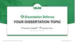 Salem University Graduation Thesis Defense PPT Template