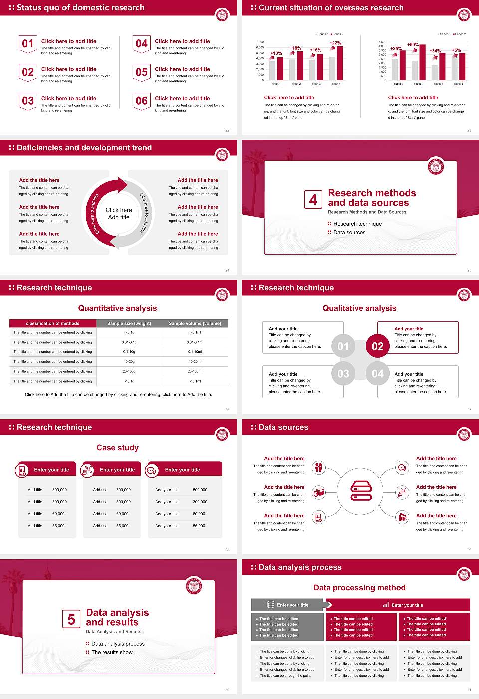 Santa Clara University Graduation Thesis Defense PPT Template16:9 ratio PPT effect preview image4
