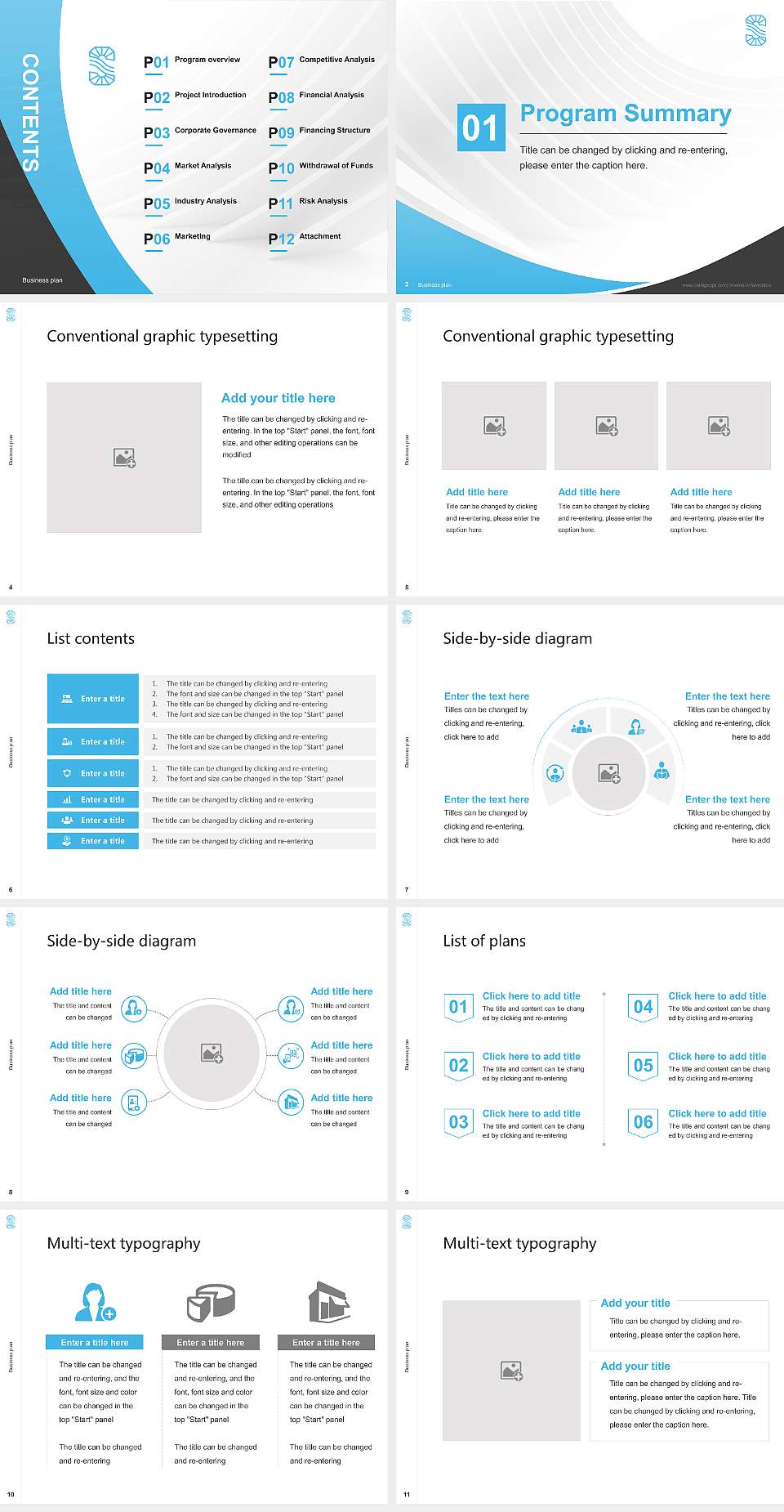 San Diego Christian College Competition/Entrepreneurship Contest PPT Template4:3 ratio PPT effect preview image2