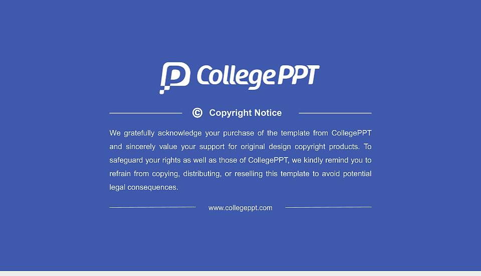 Salem College Thesis Proposal/Graduation Defense PPT Template16:9 ratio PPT effect preview image5