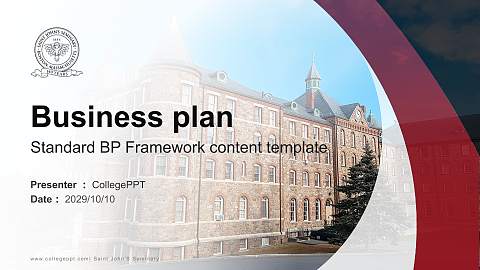 Saint John’S Seminary Competition/Entrepreneurship Contest PPT Template
