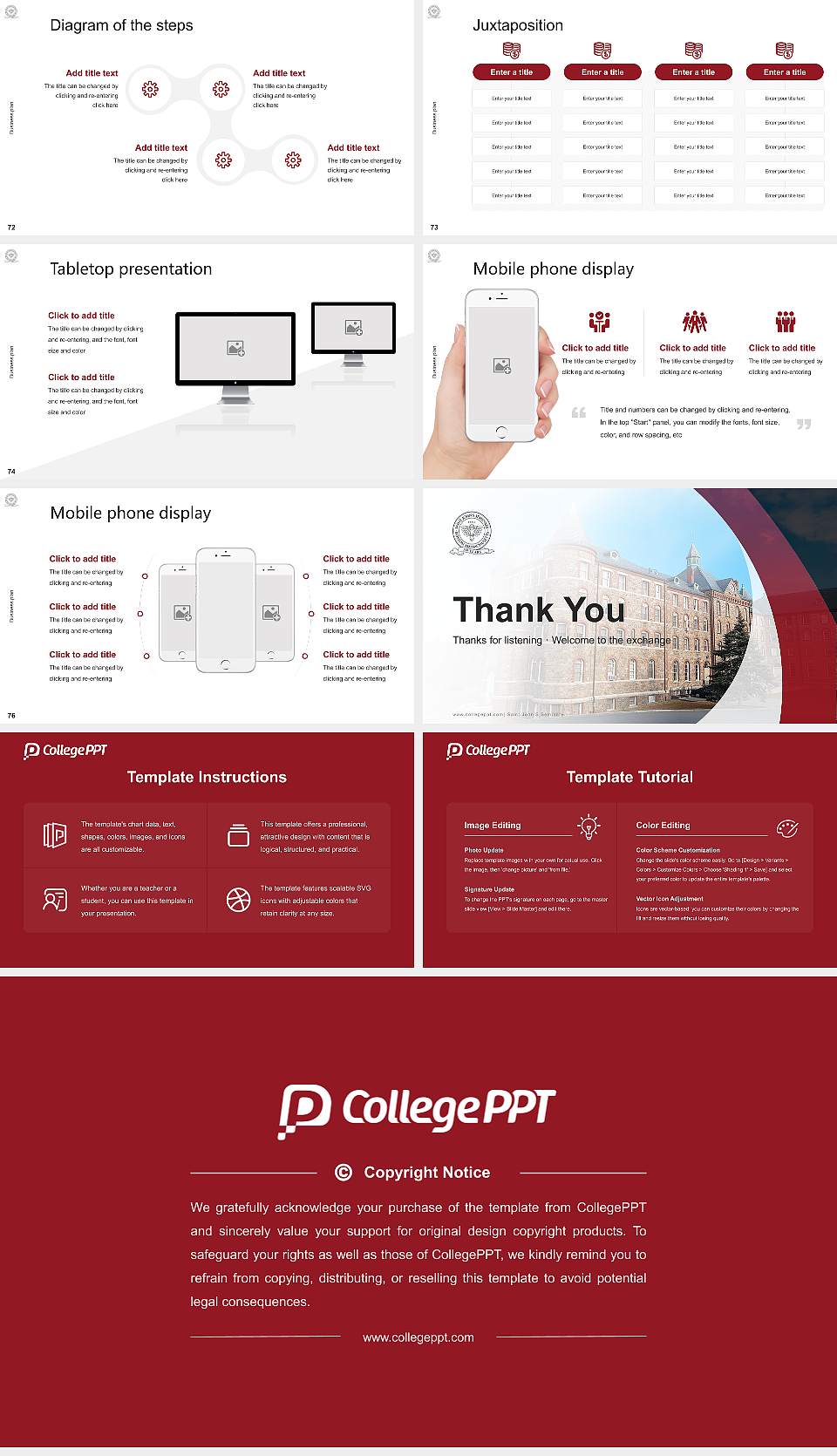 Saint John’S Seminary Competition/Entrepreneurship Contest PPT Template16:9 ratio PPT effect preview image9