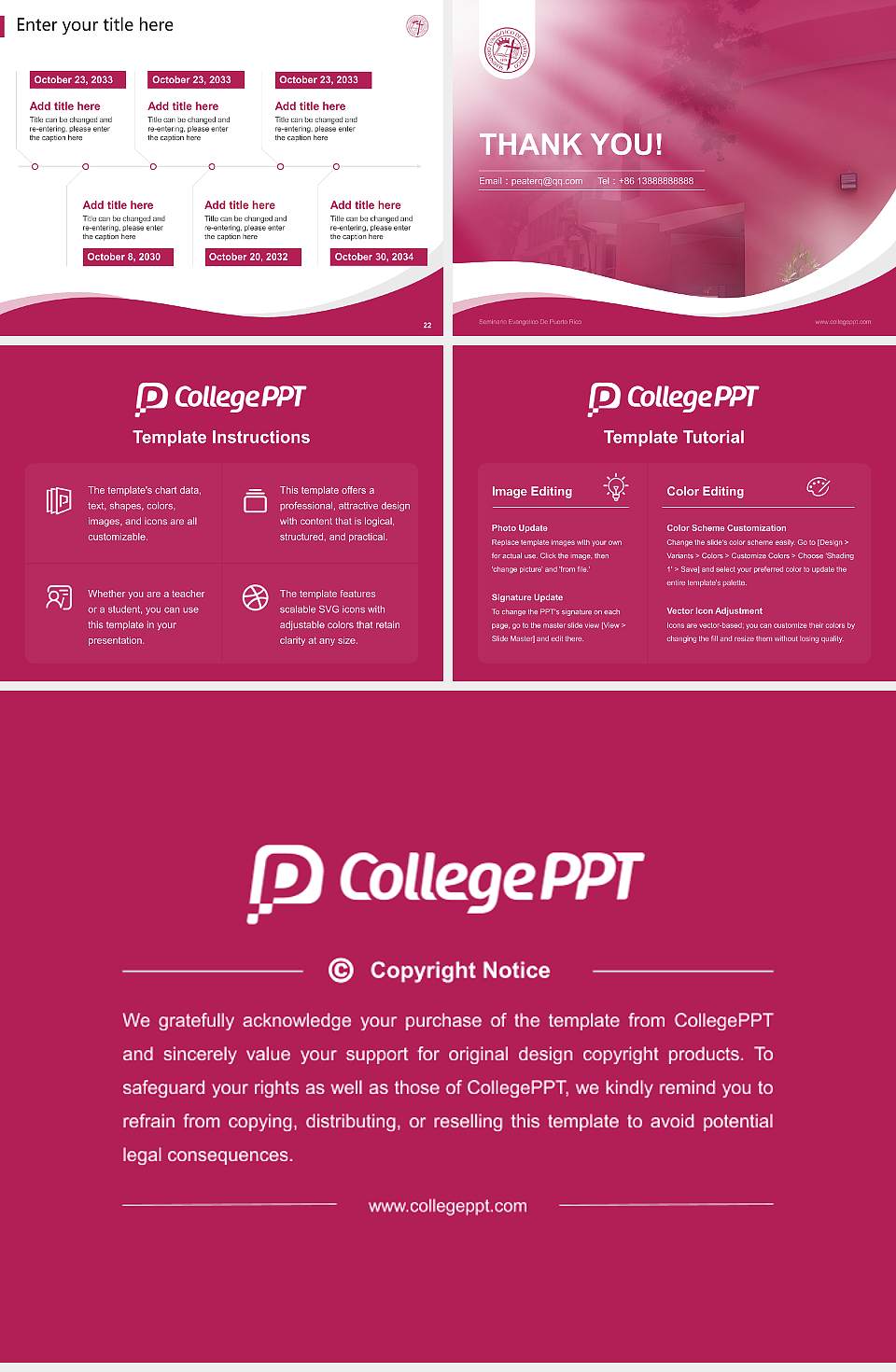 Seminario Evangelico De Puerto Rico Lecture Sharing and Networking Event PPT Template4:3 ratio PPT effect preview image4