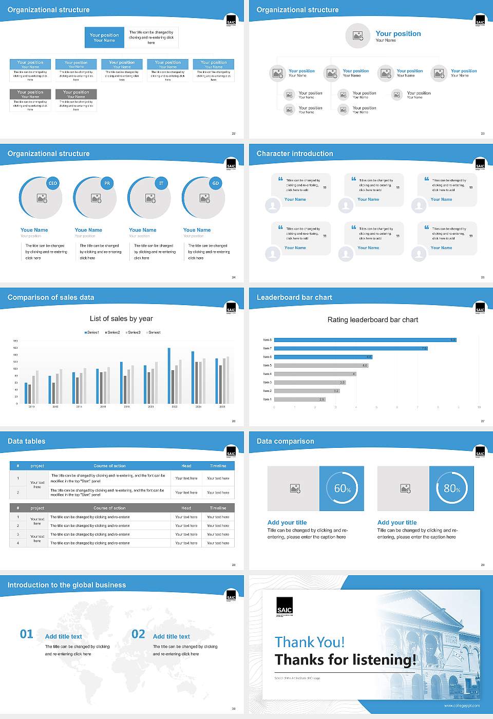 School of the Art Institute of Chicago Academic Presentation/Research Findings Report PPT Template16:9 ratio PPT effect preview image4