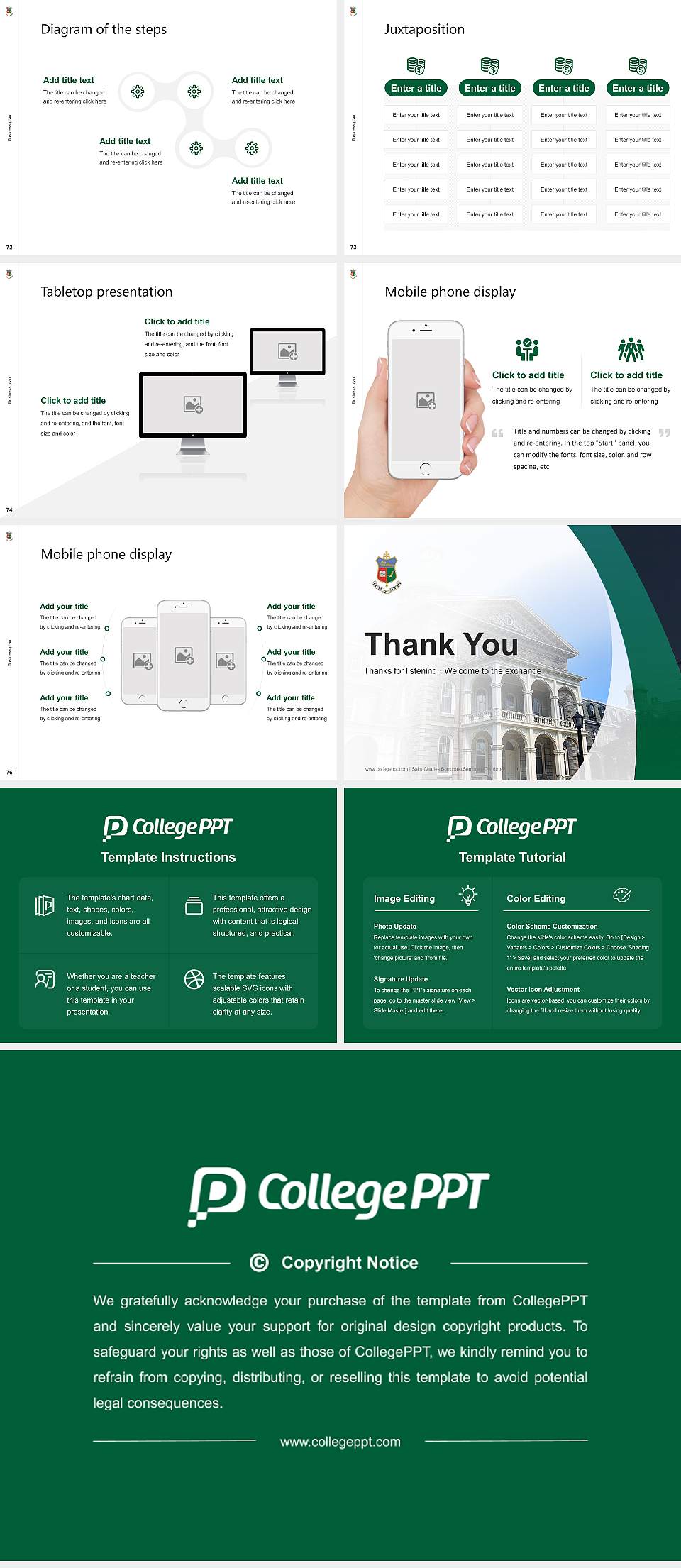 Saint Charles Borromeo Seminary-Overbrook Competition/Entrepreneurship Contest PPT Template4:3 ratio PPT effect preview image9