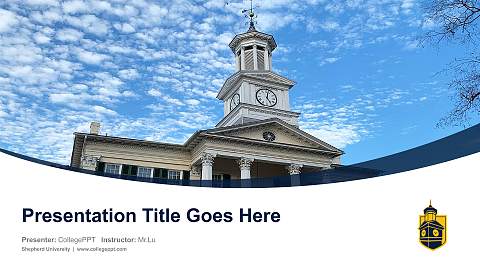 Shepherd University Course/Courseware Creation PPT Template