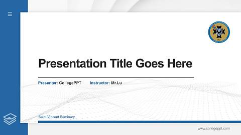 Saint Vincent Seminary Thesis Proposal/Graduation Defense PPT Template