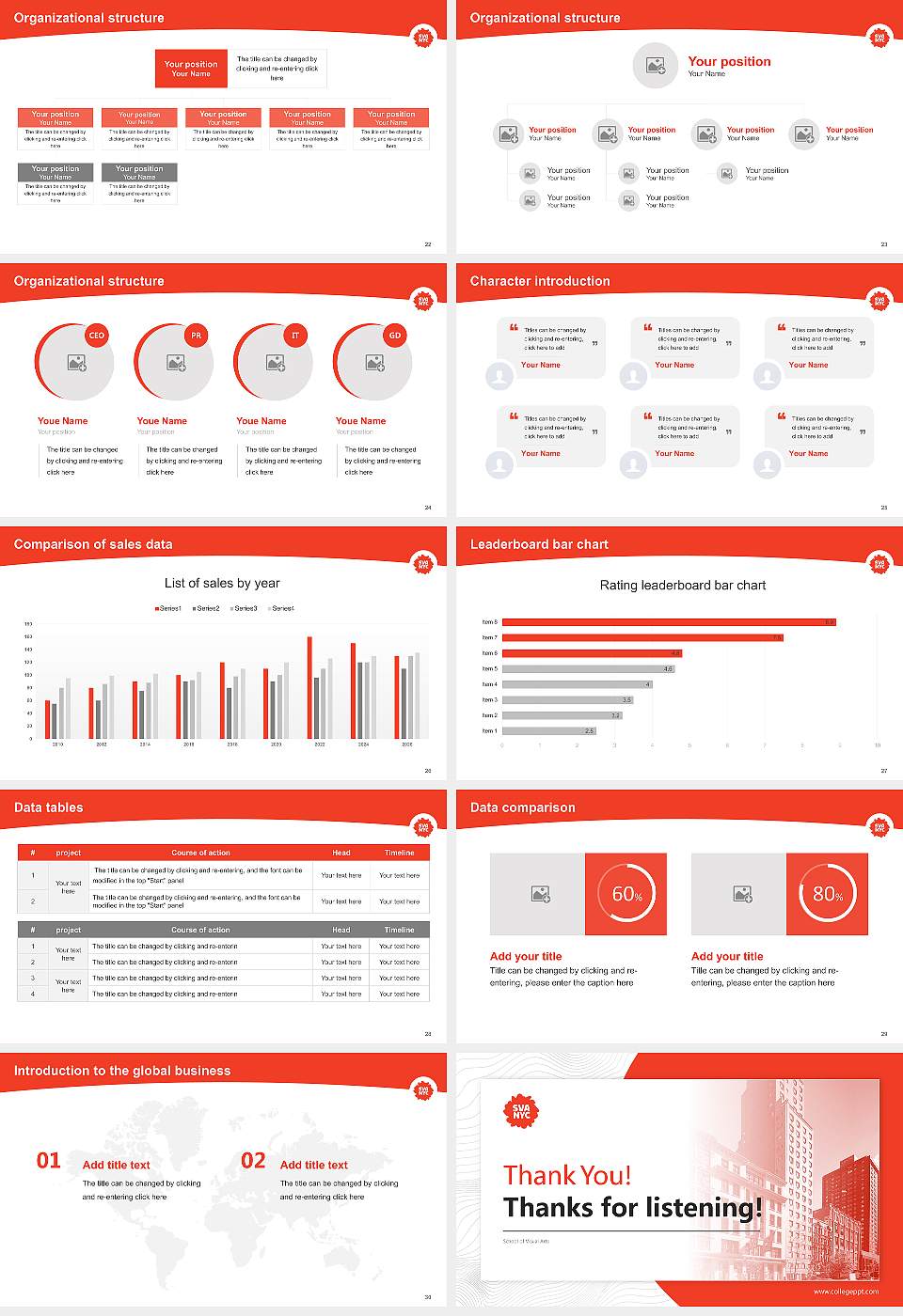 School of Visual Arts Academic Presentation/Research Findings Report PPT Template16:9 ratio PPT effect preview image4