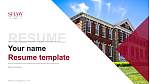 Shaw University Resume PPT Template