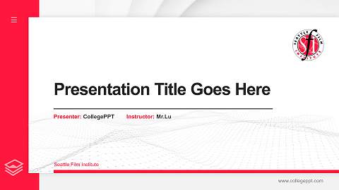 Seattle Film Institute Thesis Proposal/Graduation Defense PPT Template