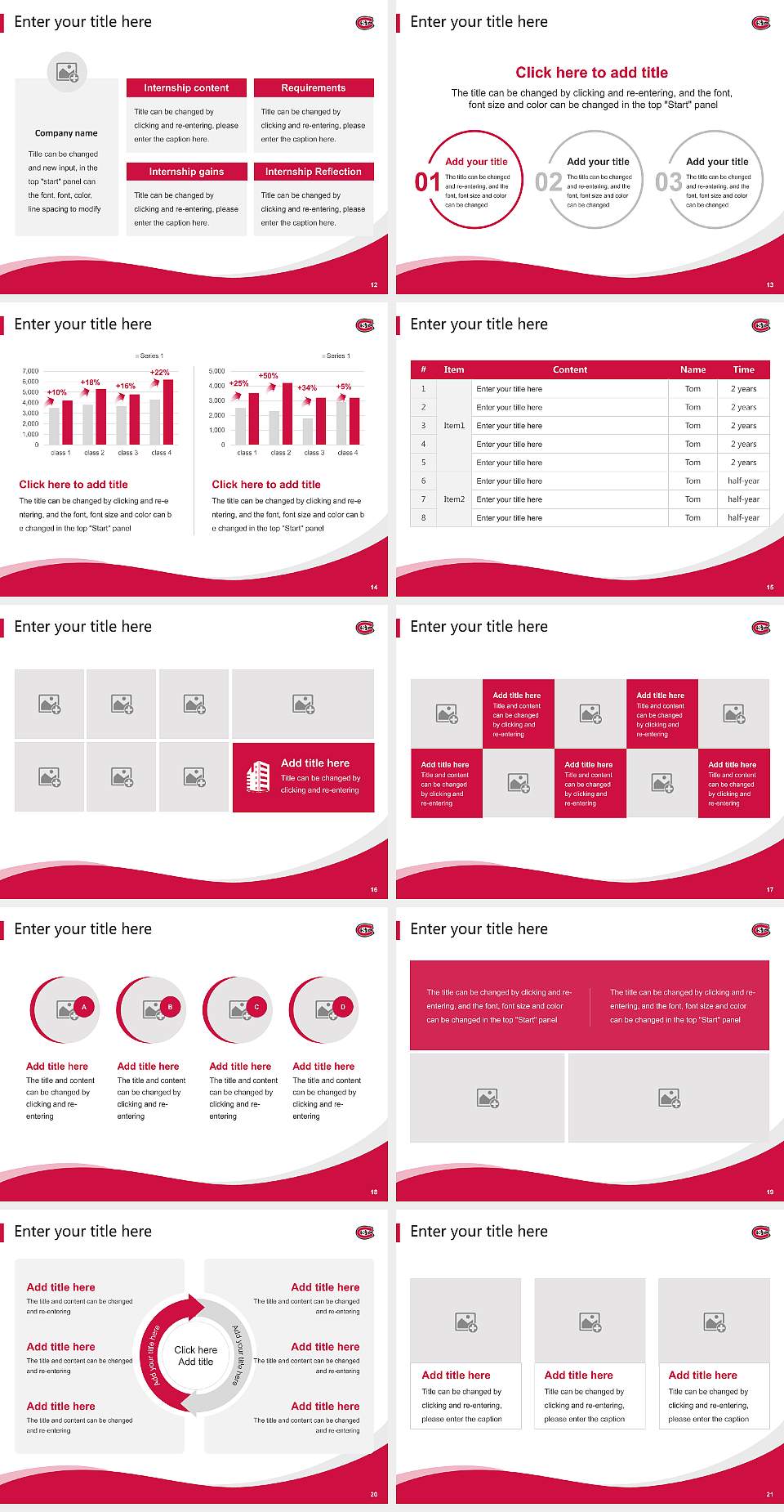 Saint Cloud State University Lecture Sharing and Networking Event PPT Template4:3 ratio PPT effect preview image3