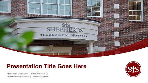 Shepherds Theological Seminary Course/Courseware Creation PPT Template