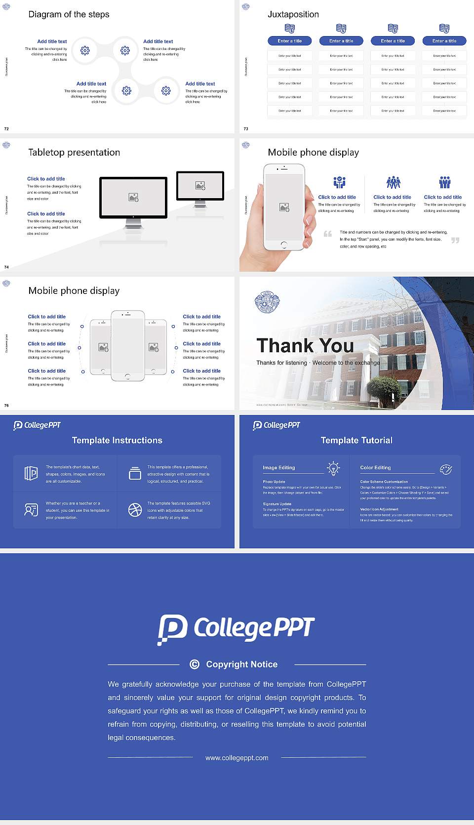Salem College Competition/Entrepreneurship Contest PPT Template16:9 ratio PPT effect preview image9