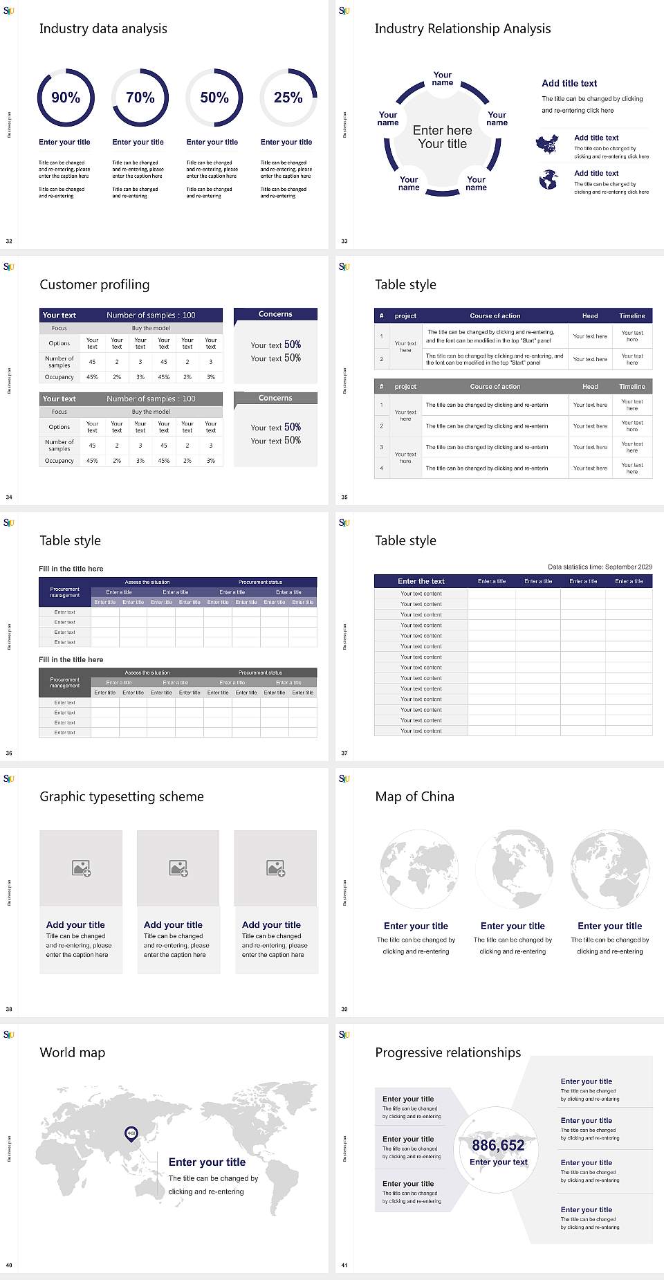 San Ignacio University Competition/Entrepreneurship Contest PPT Template4:3 ratio PPT effect preview image5