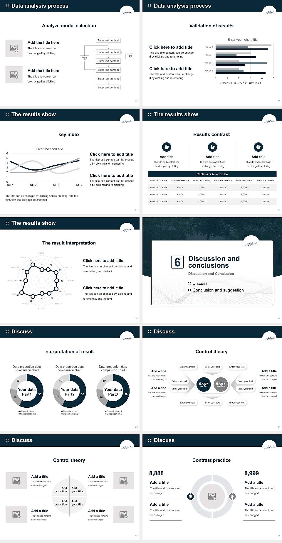 Saybrook University Graduation Thesis Defense PPT Template4:3 ratio PPT effect preview image5