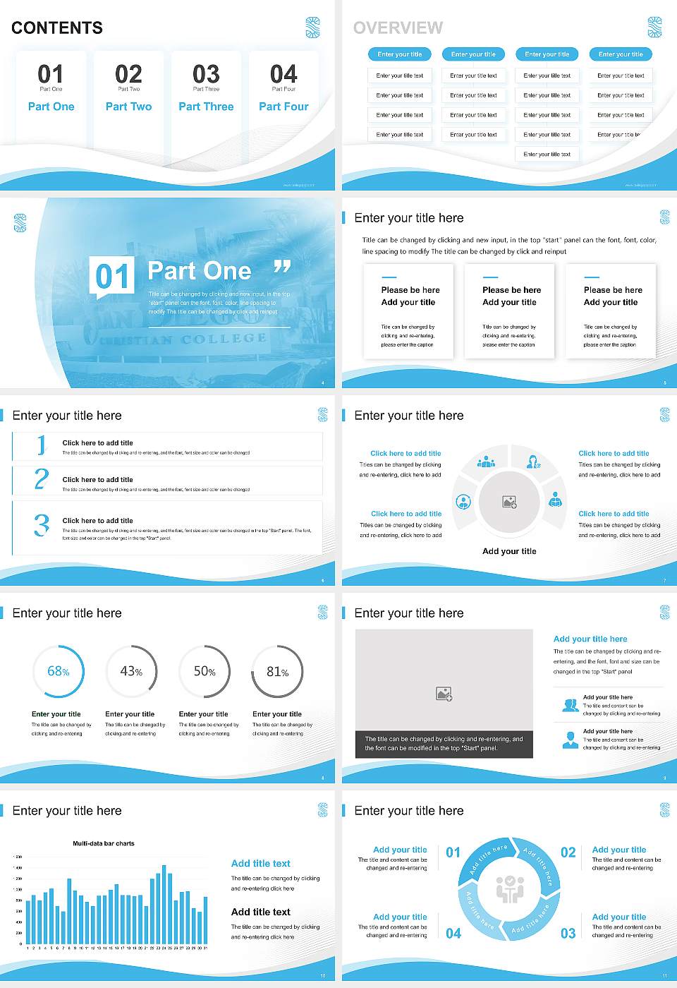 San Diego Christian College Lecture Sharing and Networking Event PPT Template16:9 ratio PPT effect preview image2