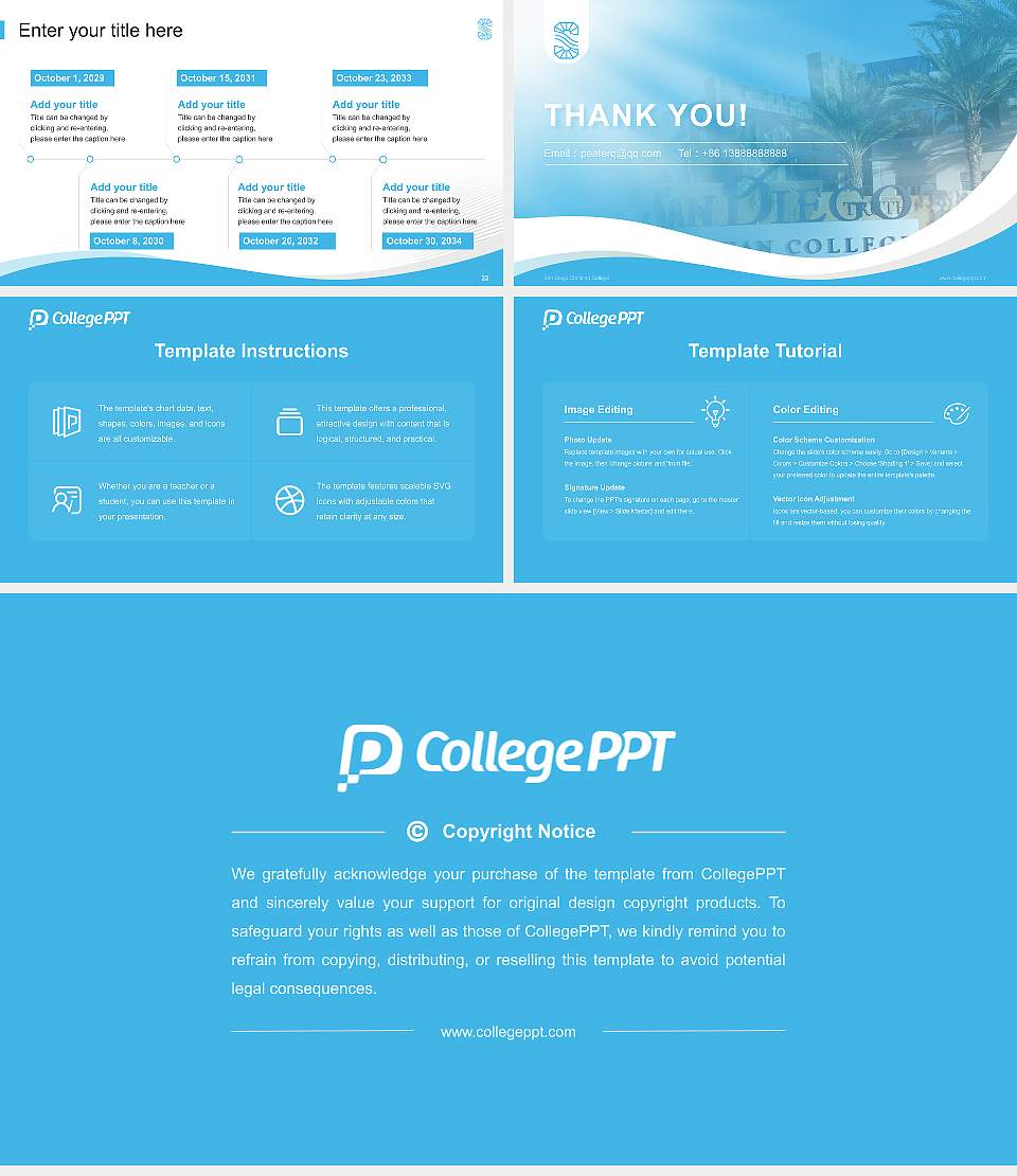 San Diego Christian College Lecture Sharing and Networking Event PPT Template16:9 ratio PPT effect preview image4