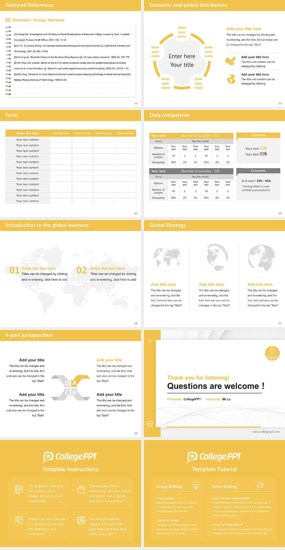 San Francisco Conservatory of Music Thesis Proposal/Graduation Defense PPT Template4:3 ratio PPT effect preview image4