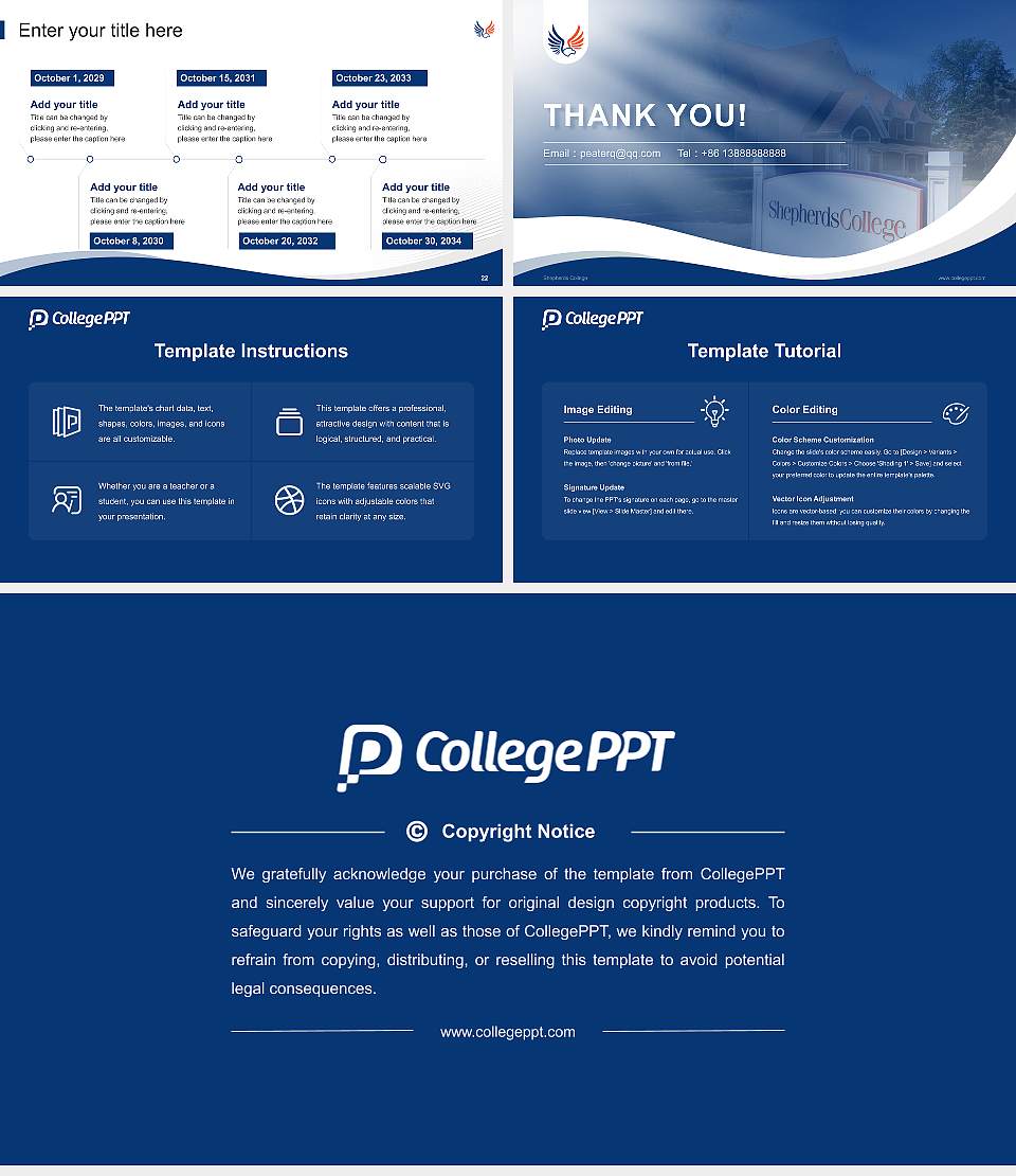 Shepherds College Lecture Sharing and Networking Event PPT Template16:9 ratio PPT effect preview image4