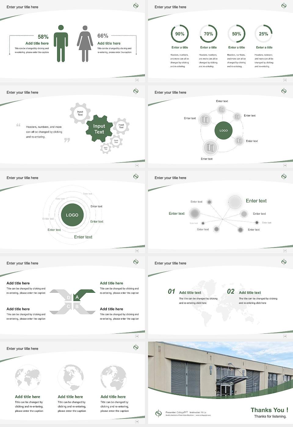 Seattle Institute of East Asian Medicine Course/Courseware Creation PPT Template16:9 ratio PPT effect preview image4