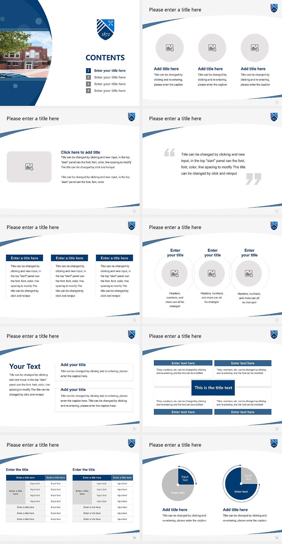 Saint Peter’S University Course/Courseware Creation PPT Template4:3 ratio PPT effect preview image2