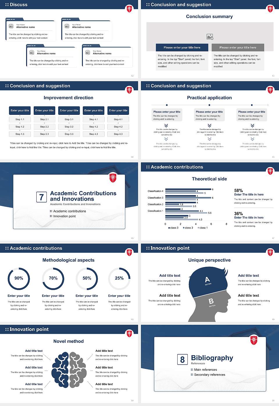 Saint Mary’S University of Minnesota Graduation Thesis Defense PPT Template16:9 ratio PPT effect preview image6
