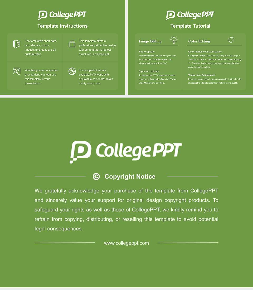 Sarah Lawrence College Course/Courseware Creation PPT Template4:3 ratio PPT effect preview image5