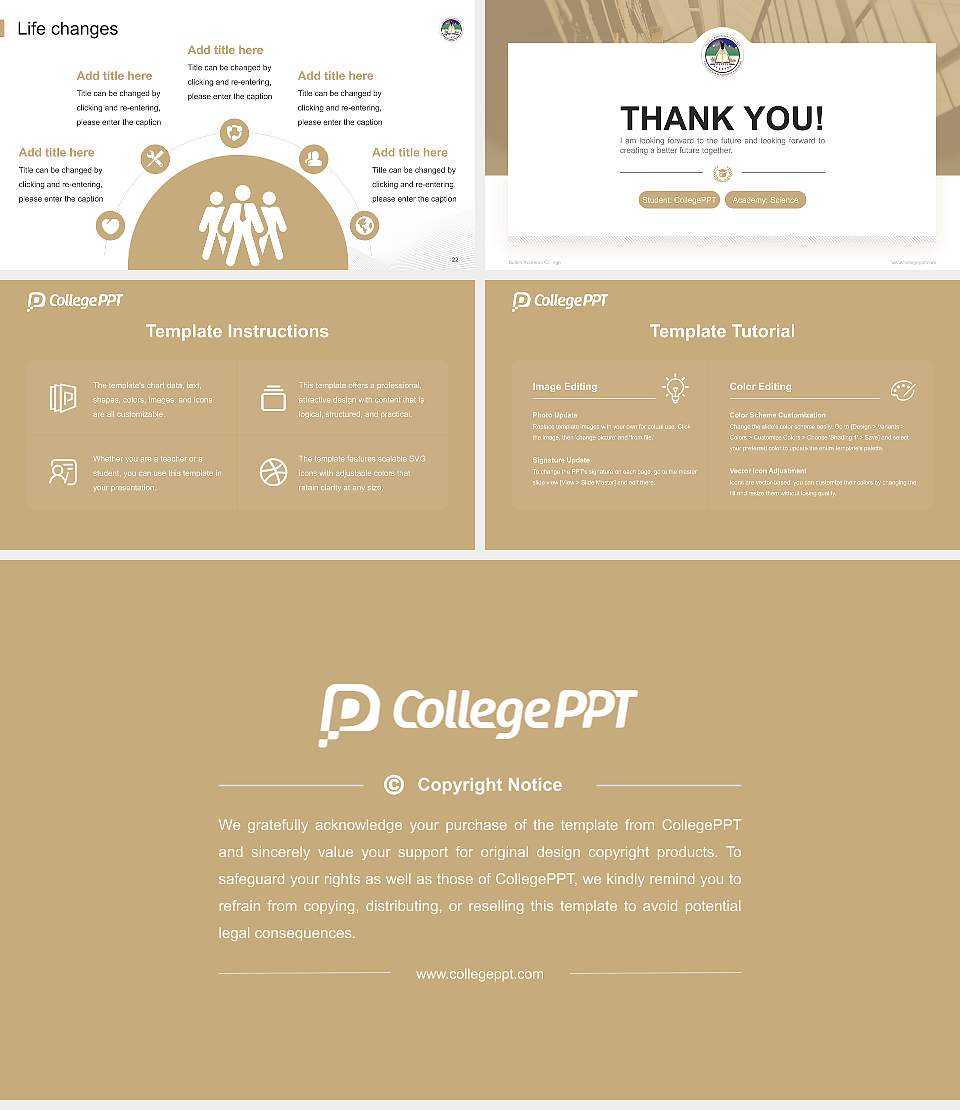 Salish Kootenai College National Scholarship Defense PPT Template16:9 ratio PPT effect preview image4