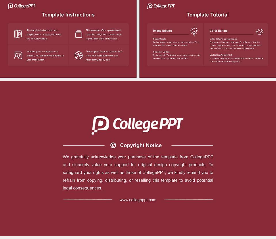 Seattle Pacific University Academic Presentation/Research Findings Report PPT Template16:9 ratio PPT effect preview image5