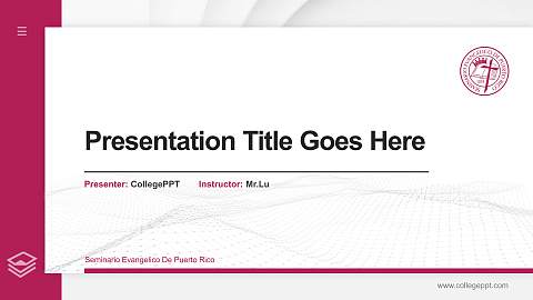 Seminario Evangelico De Puerto Rico Thesis Proposal/Graduation Defense PPT Template