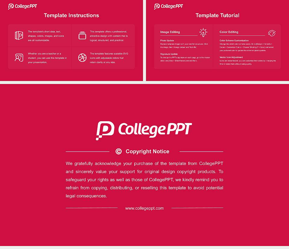 Saint Cloud State University Course/Courseware Creation PPT Template16:9 ratio PPT effect preview image5