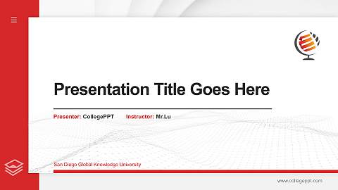 San Diego Global Knowledge University Thesis Proposal/Graduation Defense PPT Template