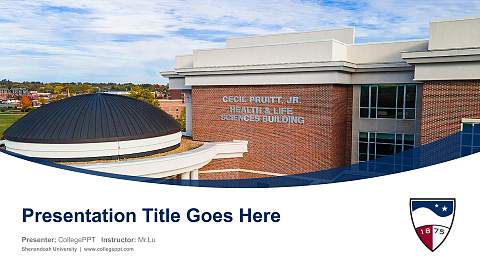 Shenandoah University Course/Courseware Creation PPT Template