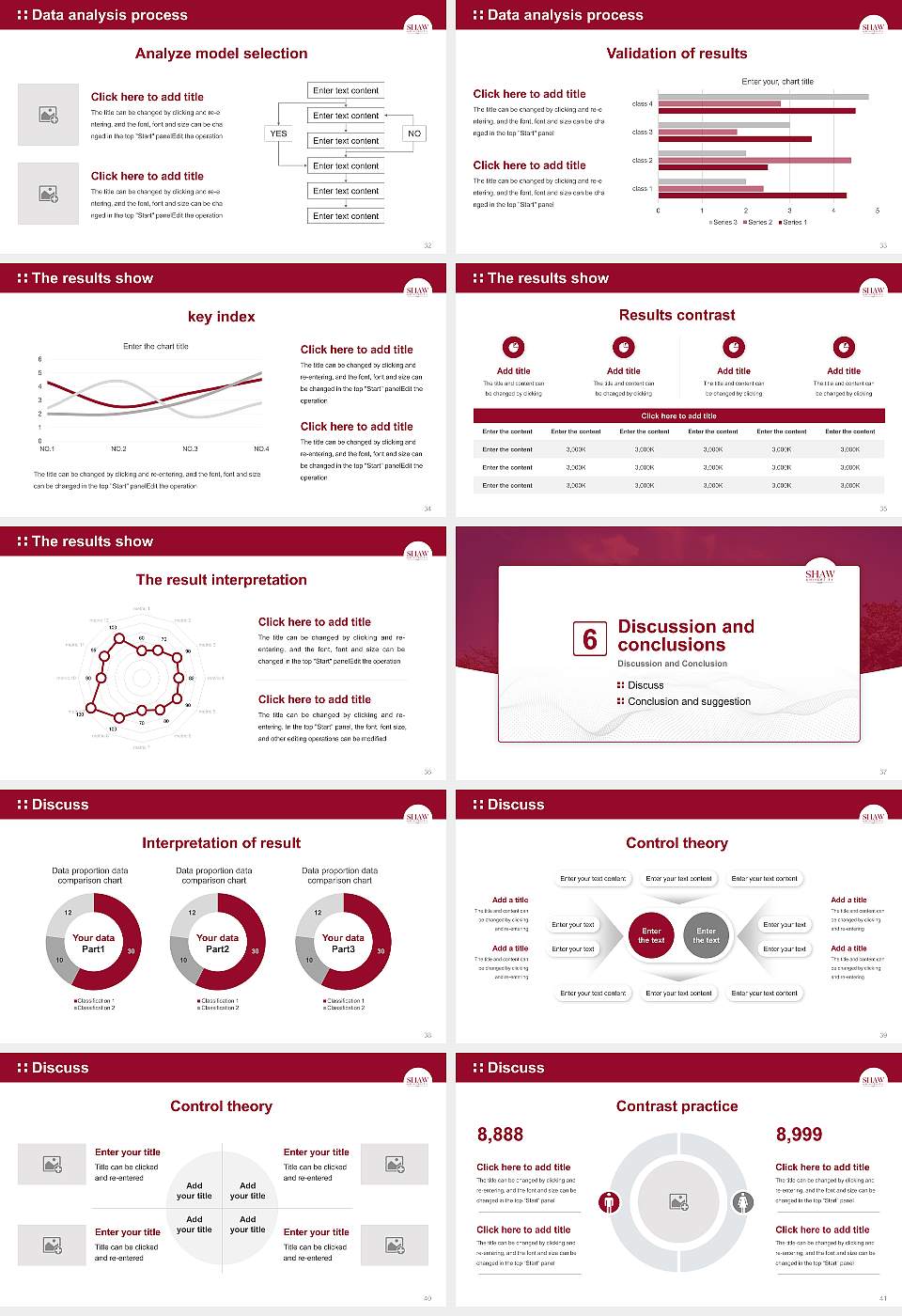 Shaw University Graduation Thesis Defense PPT Template16:9 ratio PPT effect preview image5