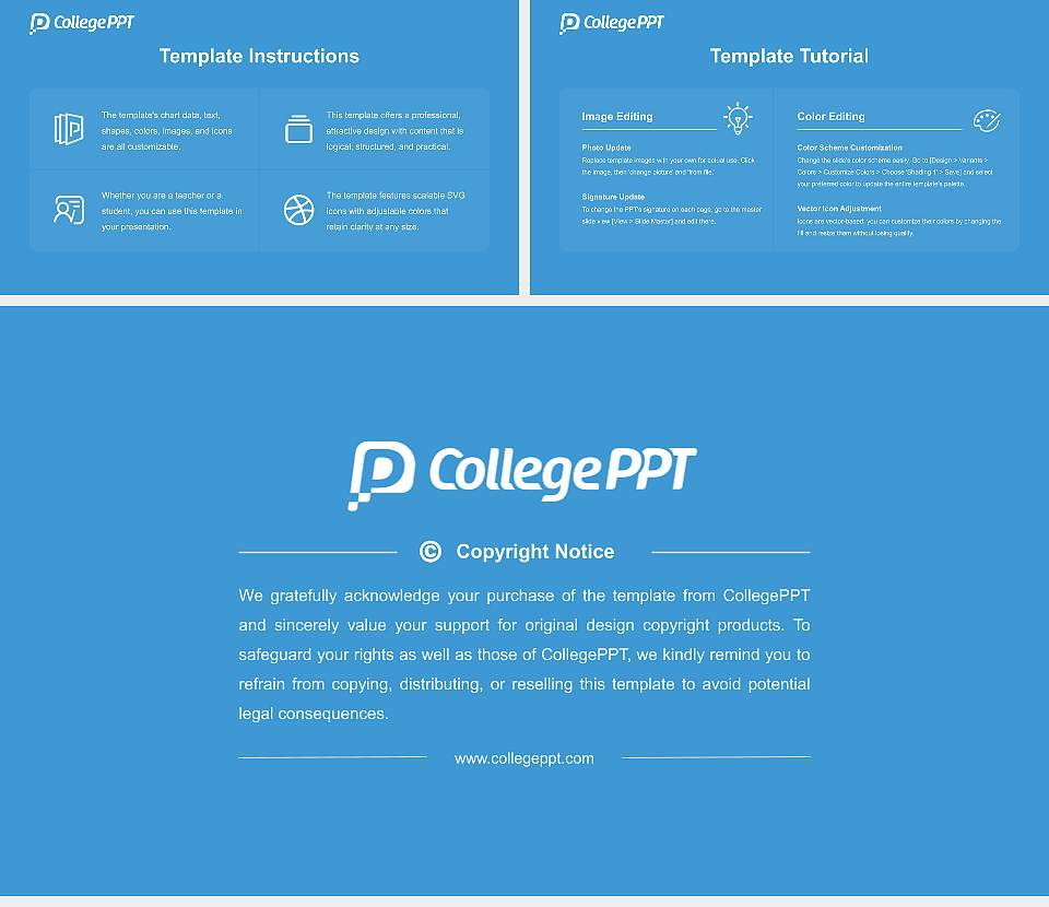 School of the Art Institute of Chicago Course/Courseware Creation PPT Template16:9 ratio PPT effect preview image5